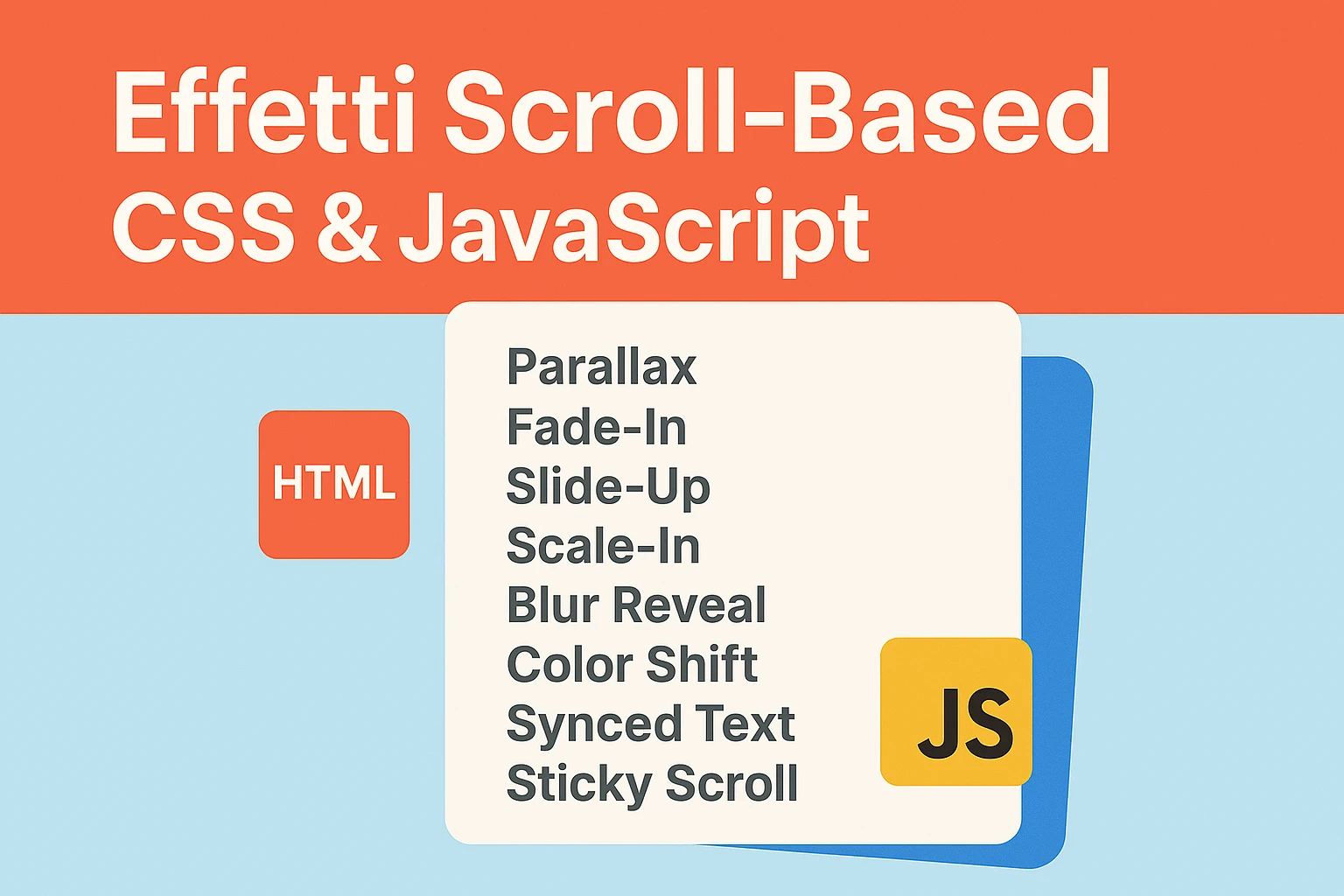 10 effetti scroll-based con CSS e JavaScript | CyberAlchimista